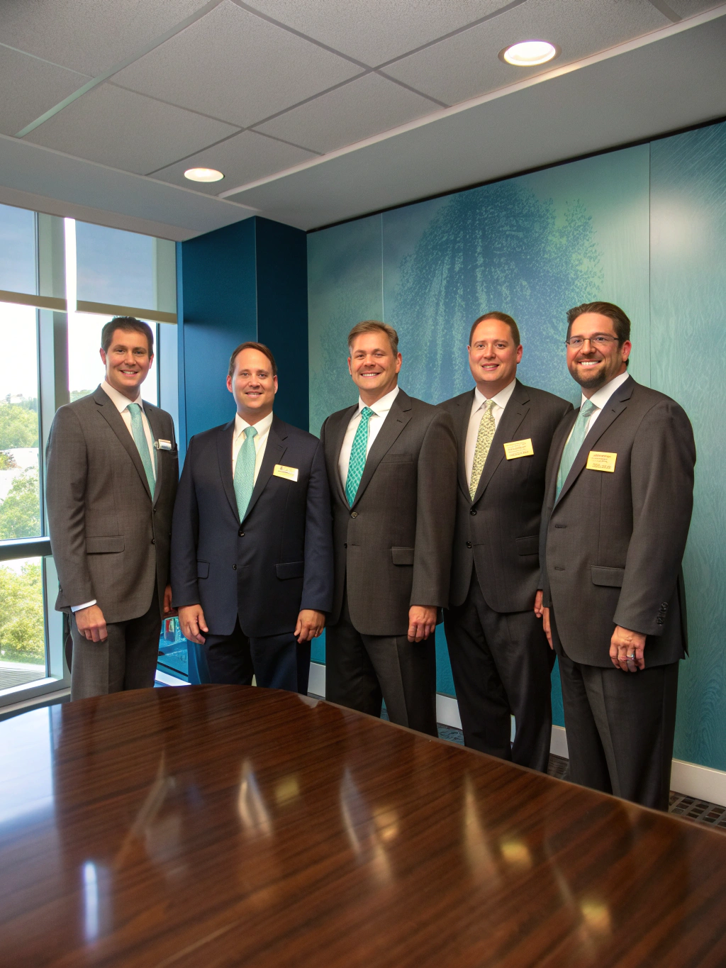 CEOs in multicultural fashion engaging in conversation